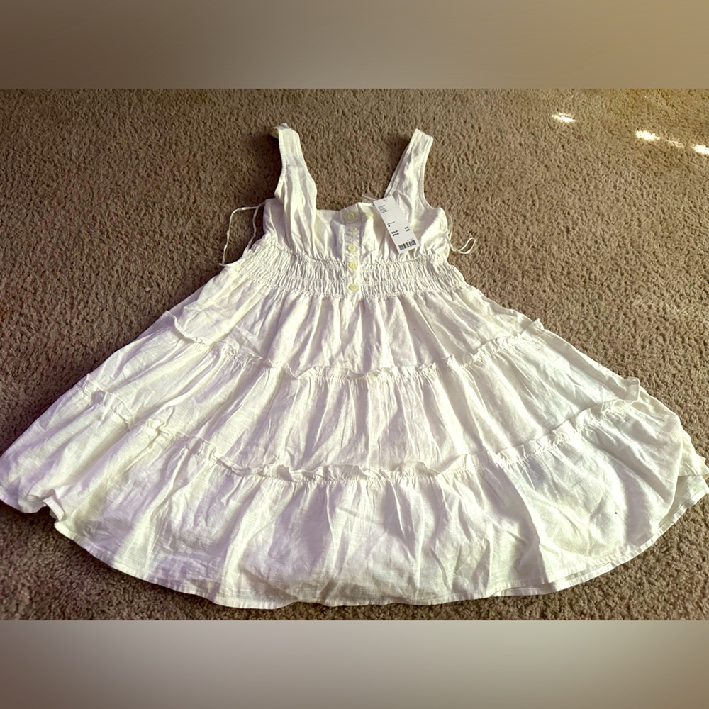 Urban Outfitters white mini sundress